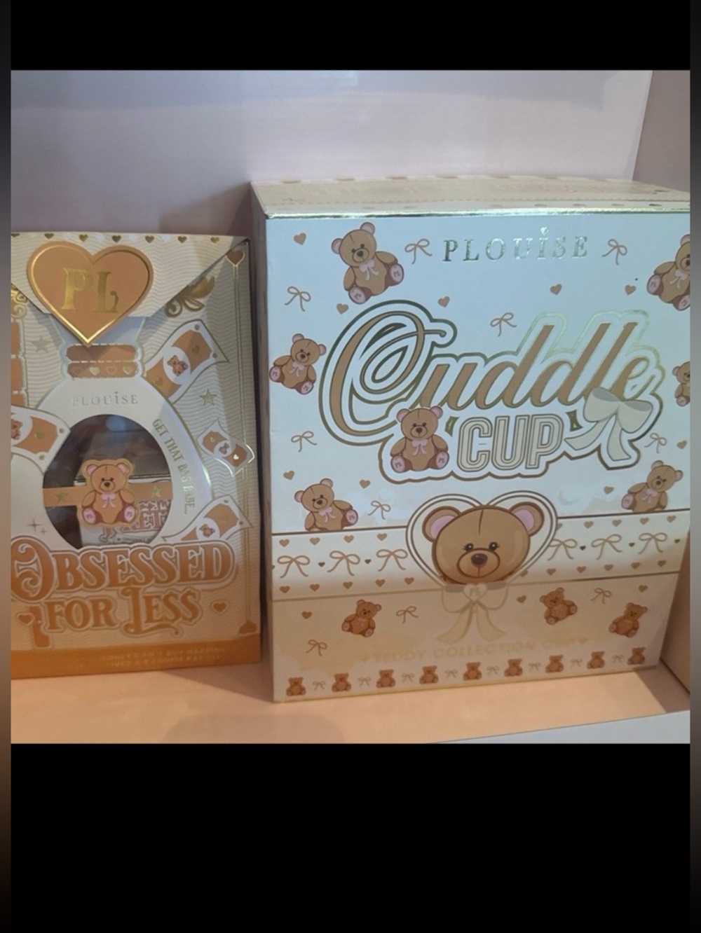 Plouise Teddy collection skin care & cuddle cup bundle limited edition collector